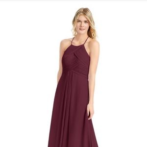 Azazie Bridesmaid Cabernet Dress Size 14